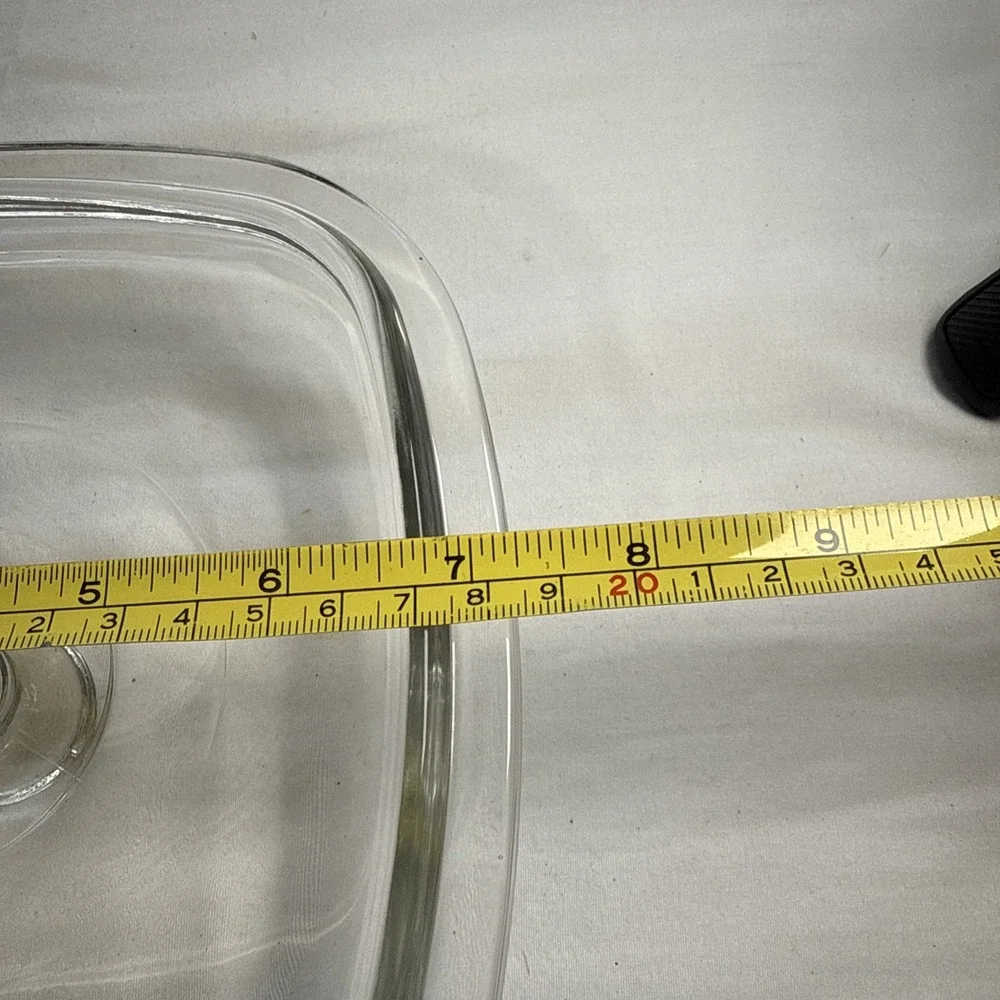 Pyrex Clear Glass Replacement Lid Fits 6.5